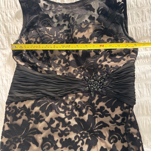 Montage by Mon Cheri Black Lace Mini Dress - Picture 4 of 11